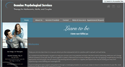 Desktop Screenshot of gpspsychservices.com