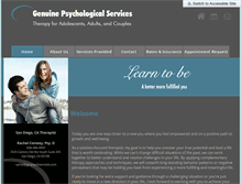 Tablet Screenshot of gpspsychservices.com